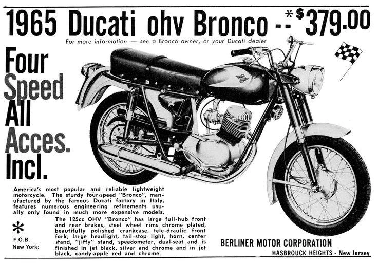 Ducati 125 Bronco (1960 - 66)