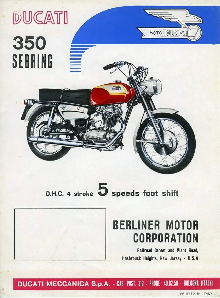 Ducati 350 Sebring (1965 - 67)