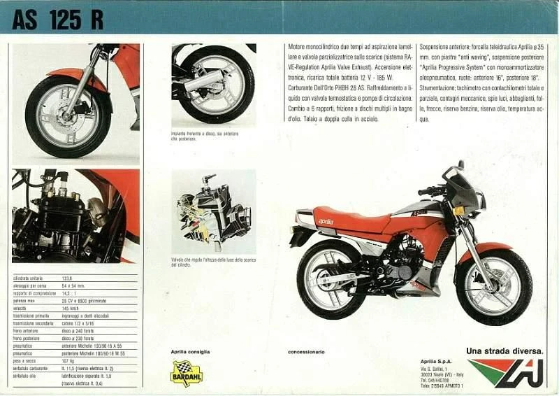 Aprilia AS 125R (1985-86)