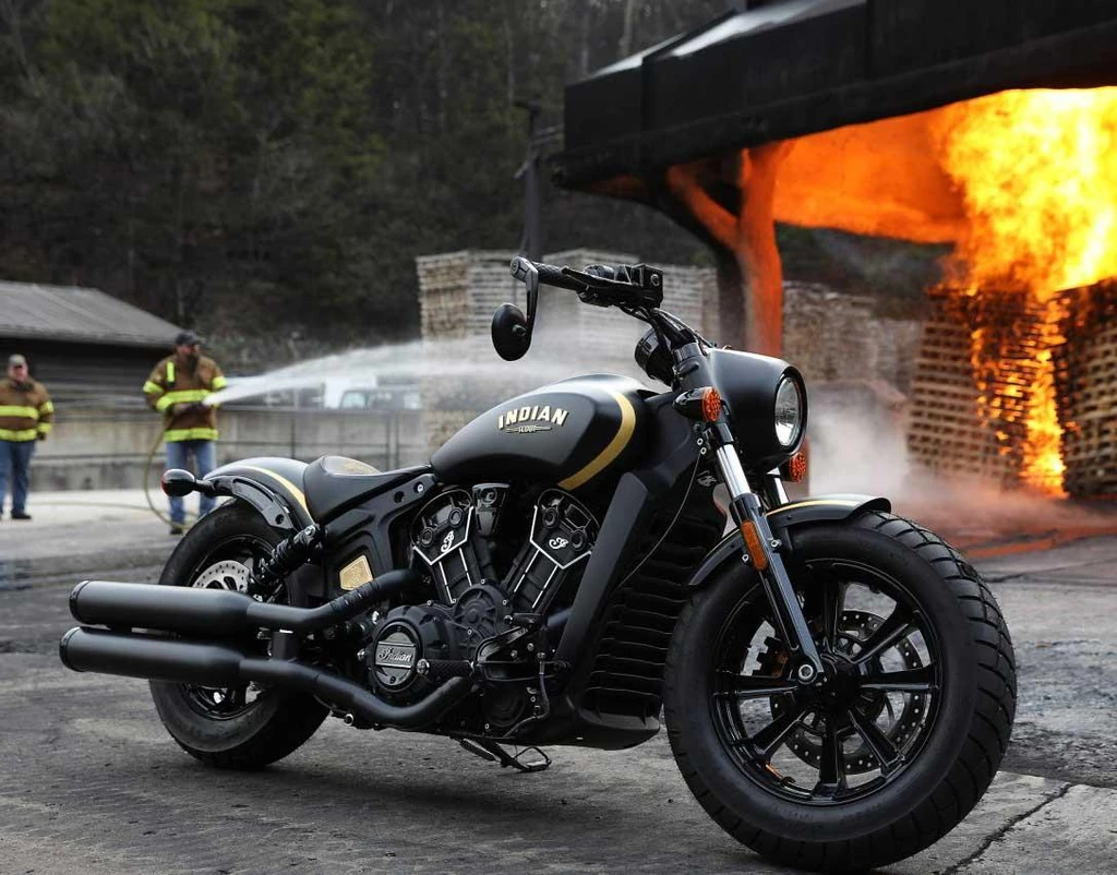 Indian Scout Bobber i Jack Daniels Limited Edition (2018)